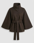 Helvano | Damen Cape-Jacke mit Gürtel