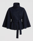Helvano | Damen Cape-Jacke mit Gürtel