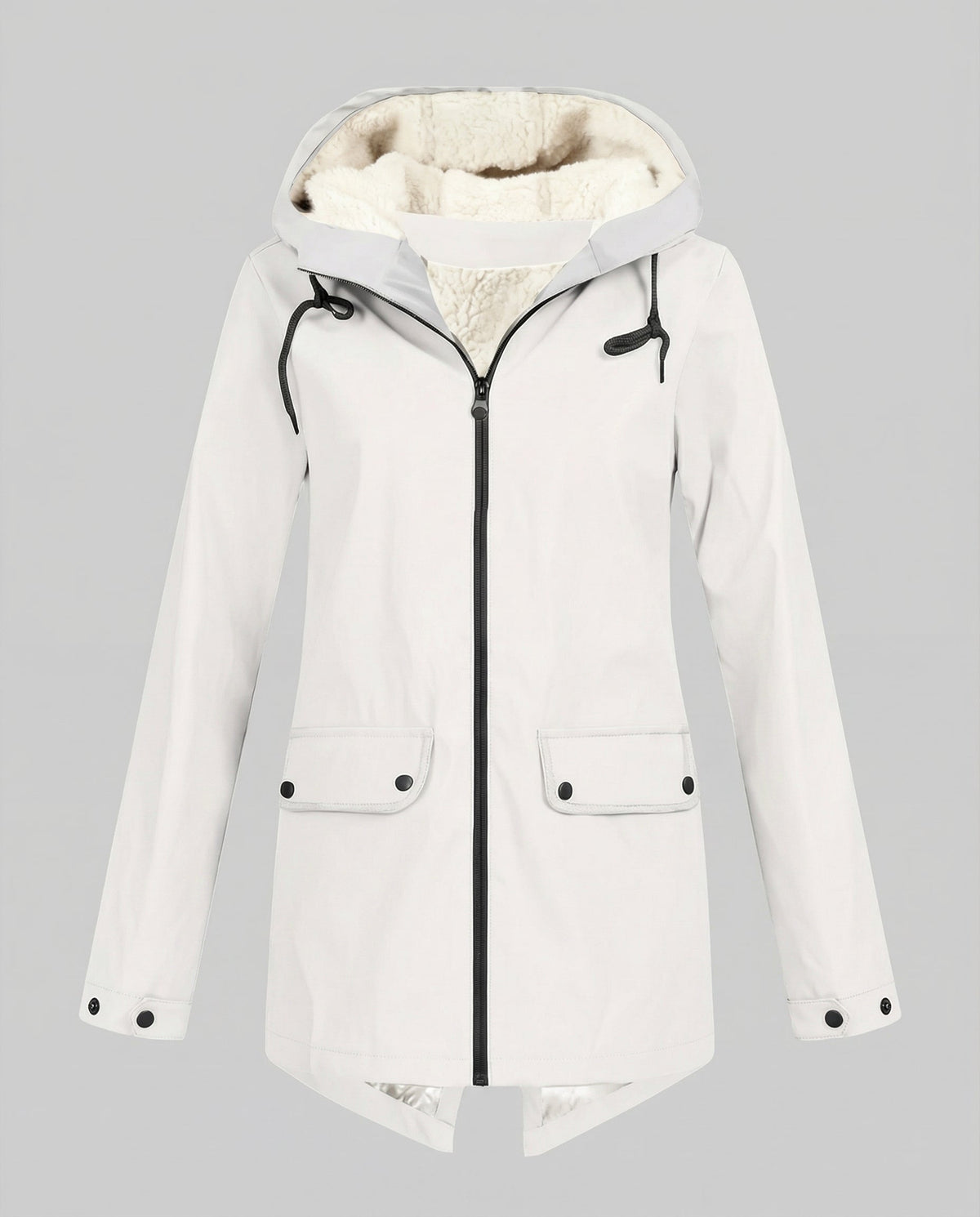 Helvano | Fleece-gefütterte Kapuzenjacke für Damen