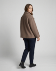 Helvano | Cropped Jacke mit Stehkragen für Damen
