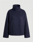 Helvano | Cropped Jacke mit Stehkragen für Damen