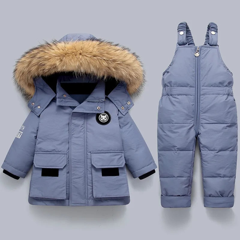 Helvano | Kindermantel mit Overall im Set