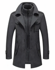 Helvano | Herrenjacke mit Doppelkragen