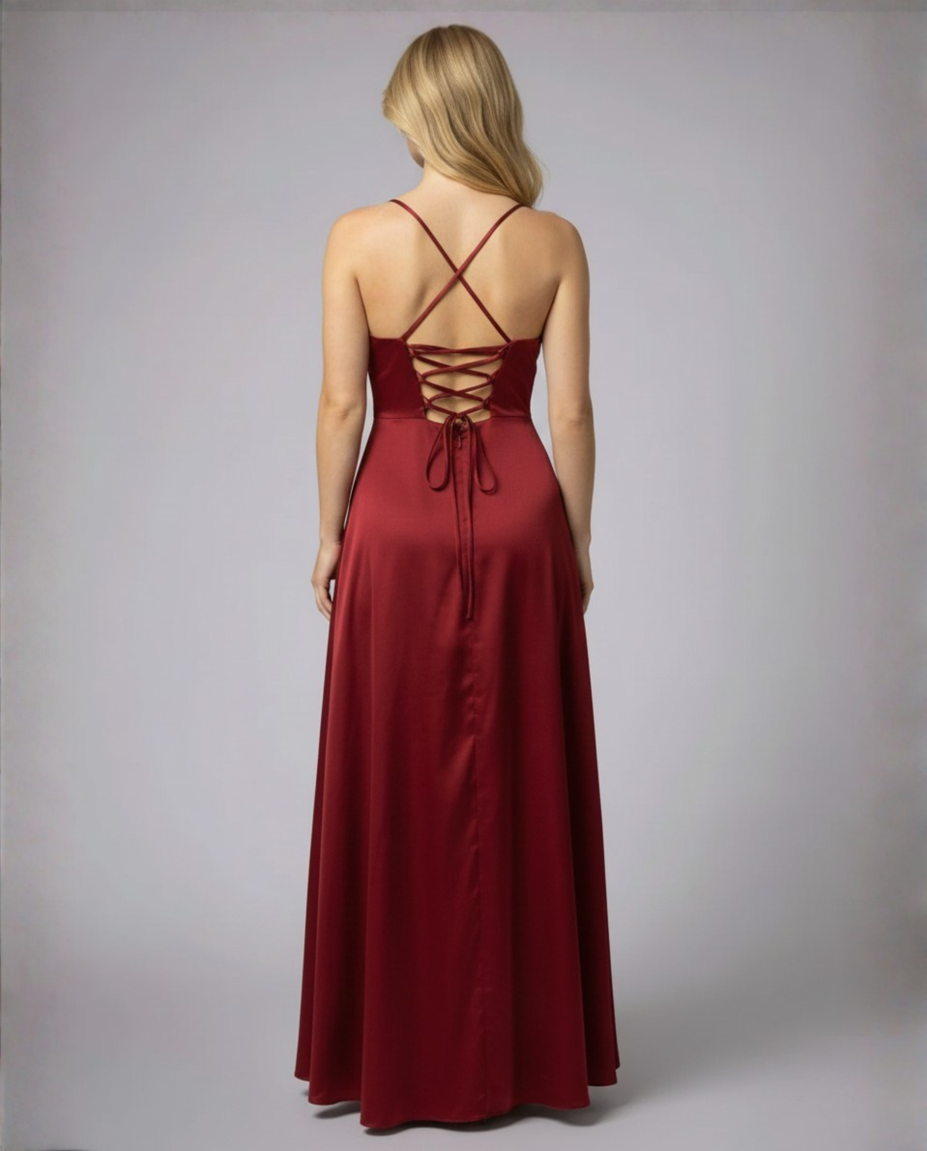 Helvano | Elegantes Seiden-Maxikleid für Damen