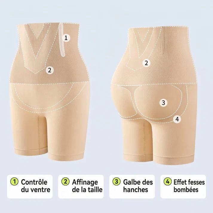 Helvano | Shaping-Shorts mit Bauch-weg-Effekt für Damen