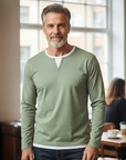 Helvano | V-Neck Feinstrick-Pullover für Herren
