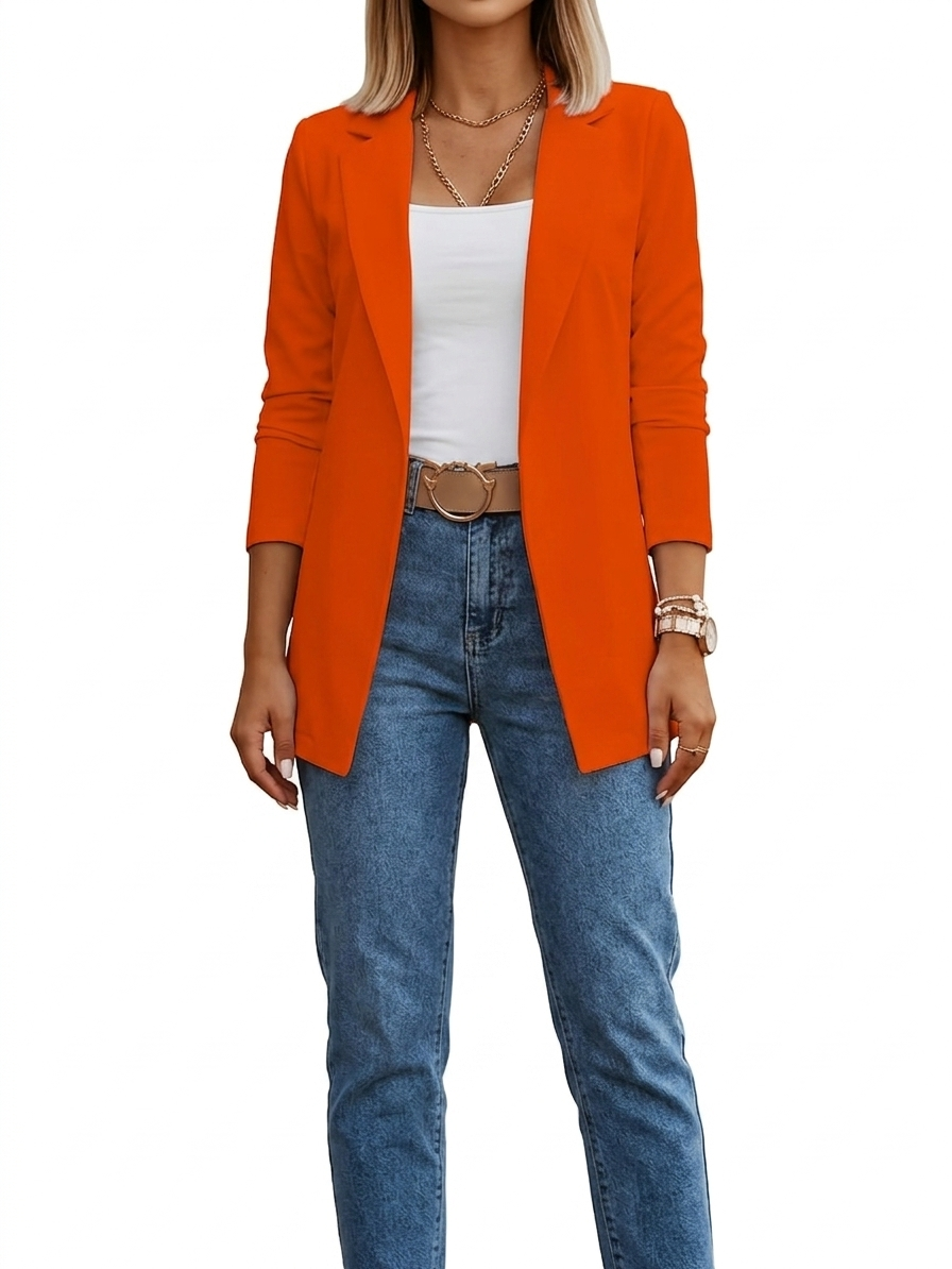 Helvano | Damen Blazer mit Drapierung