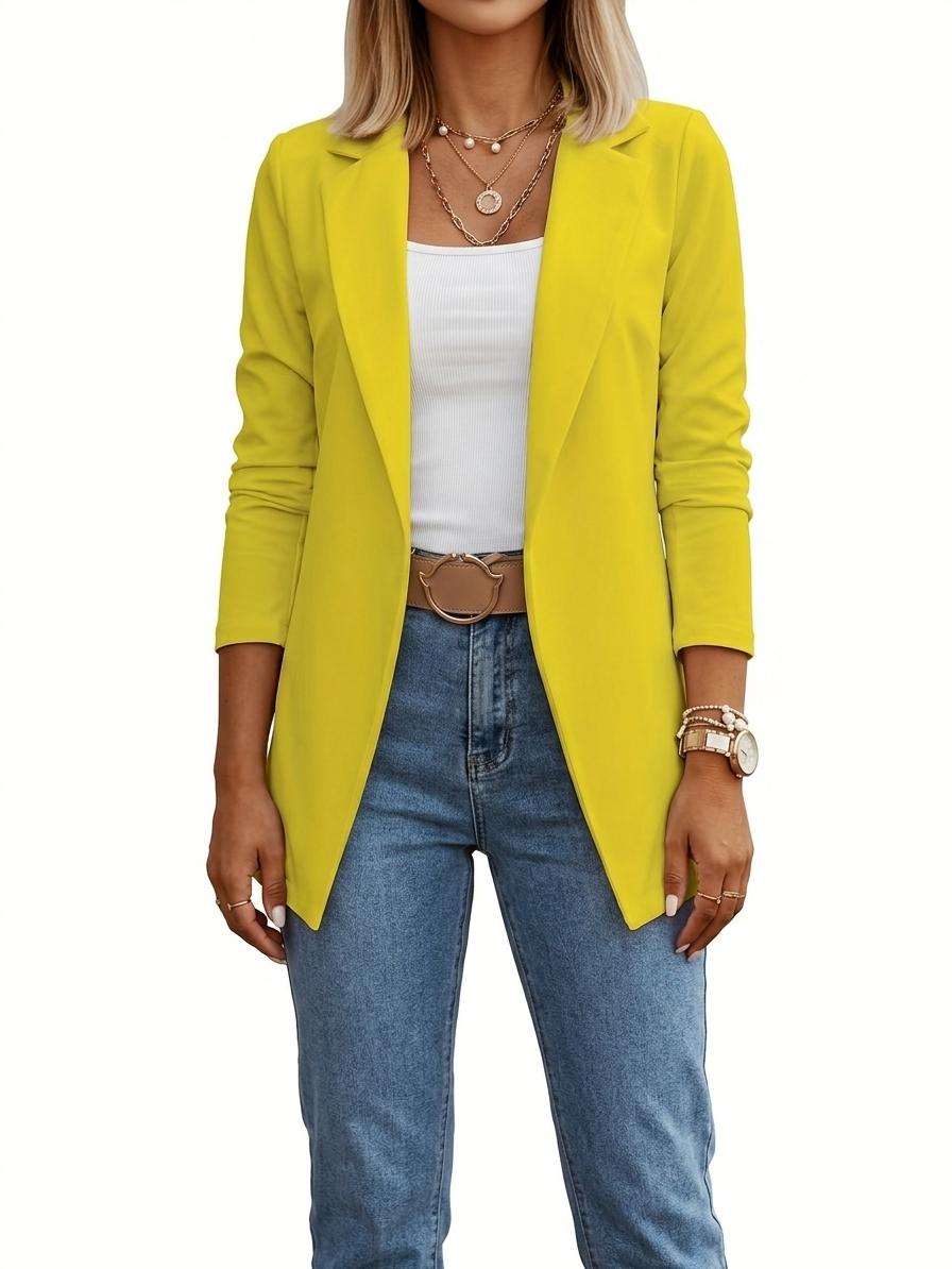 Helvano | Damen Blazer mit Drapierung