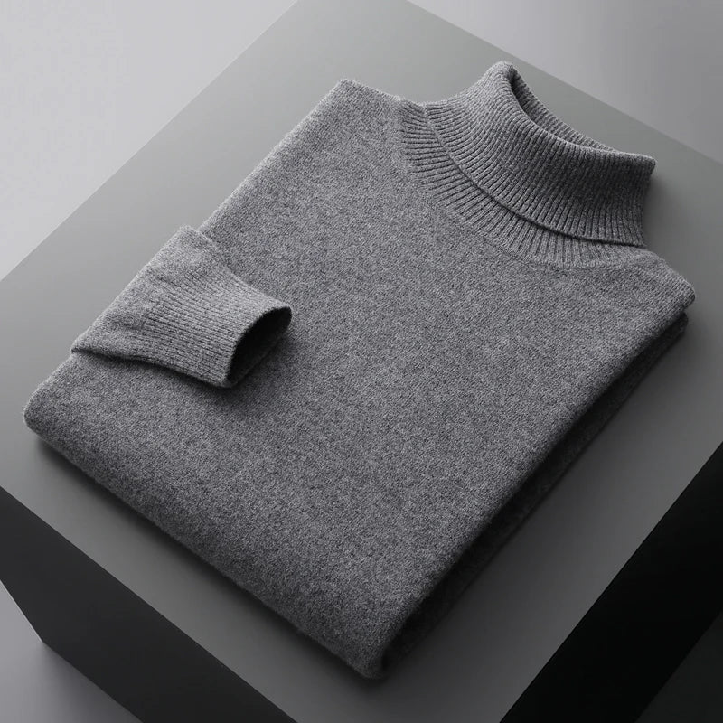 Helvano | Rollkragenpullover aus Wolle für Herren
