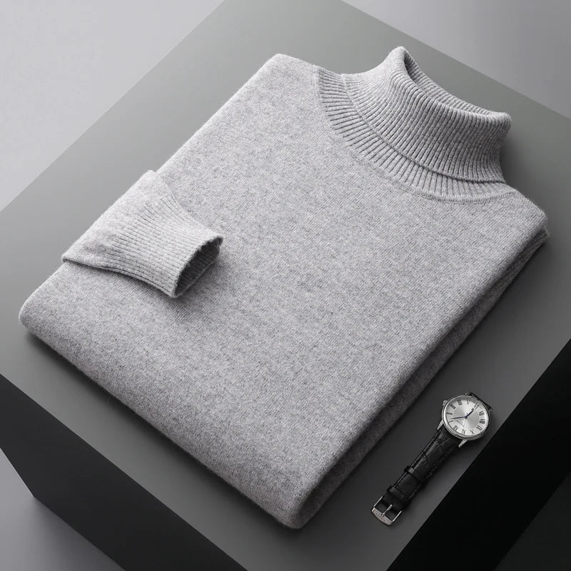 Helvano | Rollkragenpullover aus Wolle für Herren