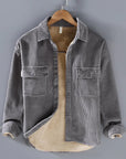 Helvano | Gerippte Herrenjacke mit Knopfleiste