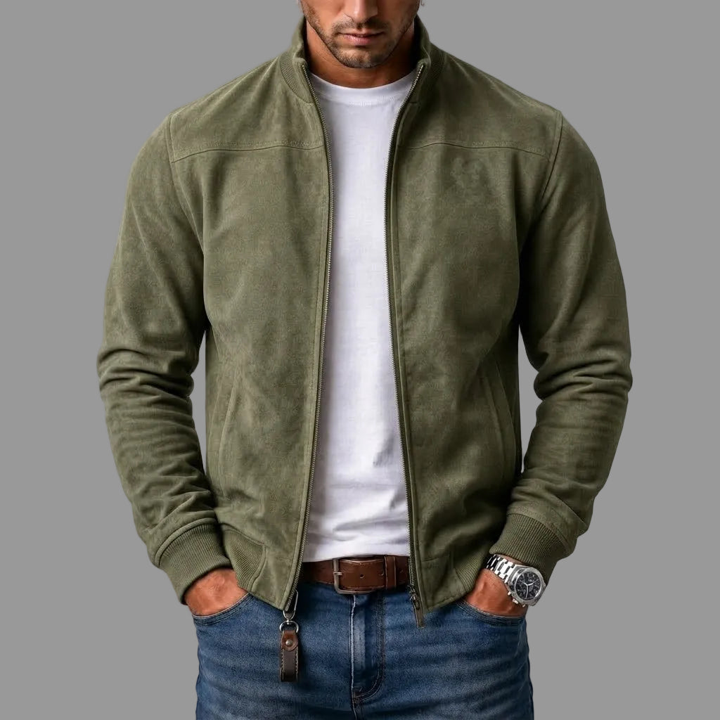 Helvano | Herren Bomberjacke aus Wildleder