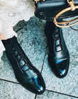 Helvano | Vintage-Stiefeletten mit Absatz für Damen