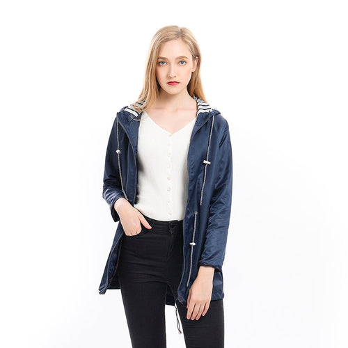 Helvano | Damen Mantel im Trenchcoat-Stil