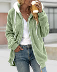 Helvano | Kuschelige Fleece-Kapuzenjacke für Damen