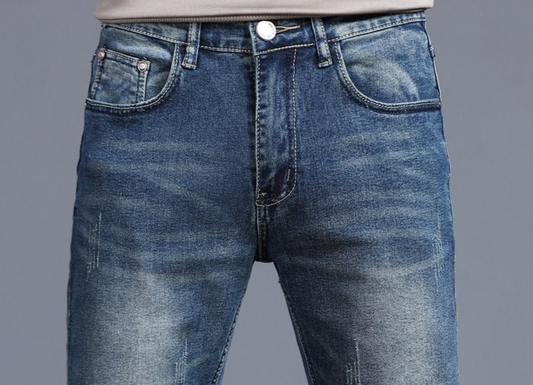 Helvano | Herren Jeans mit geradem Bein in Blau