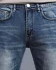 Helvano | Herren Jeans mit geradem Bein in Blau