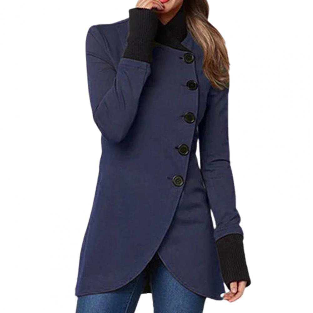 Helvano | Lange Damen Winterjacke mit Stehkragen
