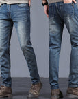 Helvano | Herren Jeans mit geradem Bein in Blau