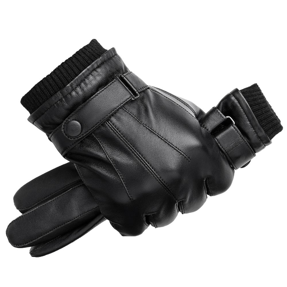 Helvano | Lederhandschuhe für Herren in Schwarz