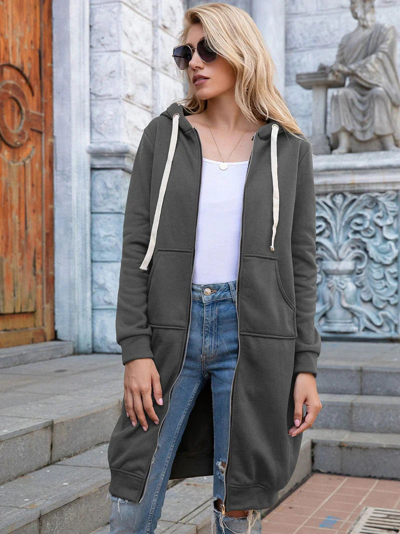 Helvano | Langes Sweatshirt für Damen
