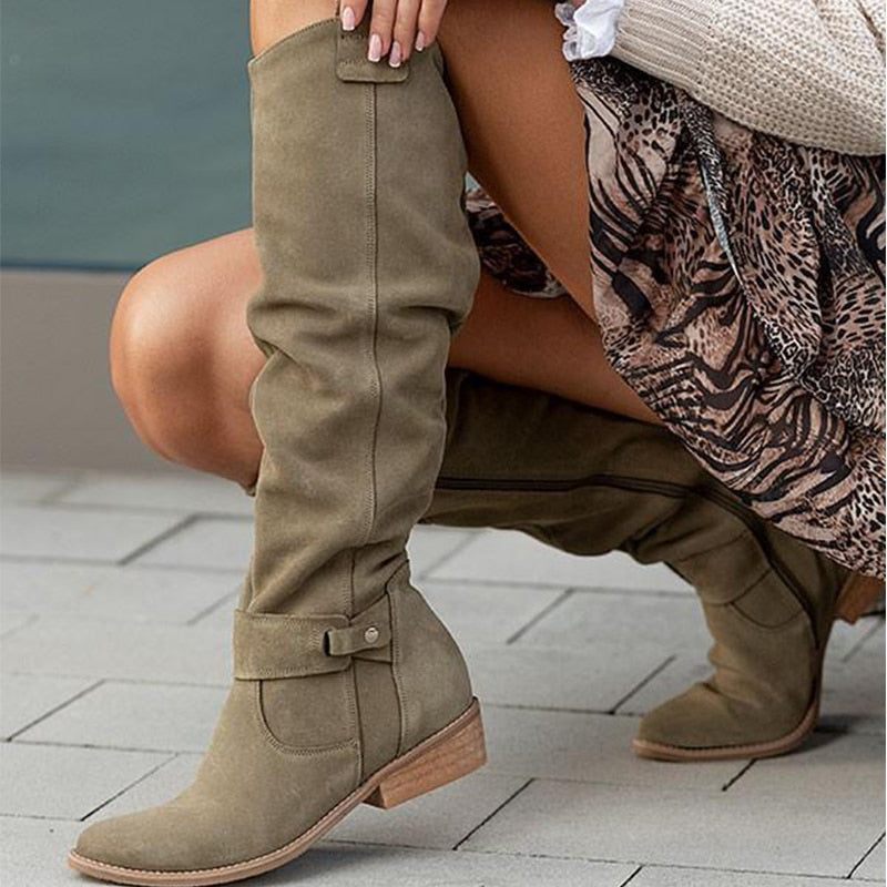 Helvano | Warme Wildleder-Stiefel für Damen
