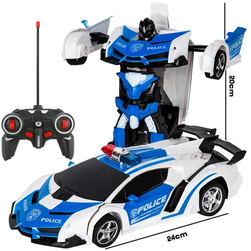 Helvano | Ferngesteuertes Transformer-Auto Roboter