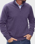 Helvano | Herren Troyer-Pullover mit Zip