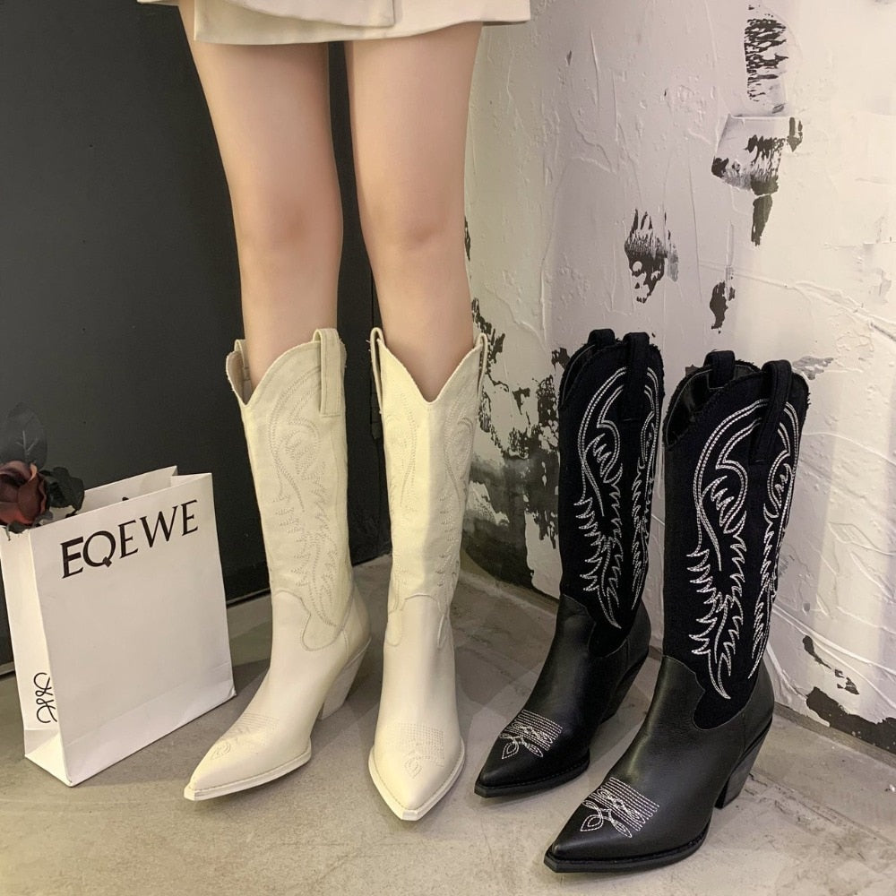 Helvano | Cowboystiefel für Damen in Schwarz