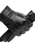 Helvano | Lederhandschuhe für Herren in Schwarz