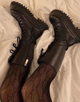 Helvano | Hohe Schnürstiefel für Damen in Schwarz