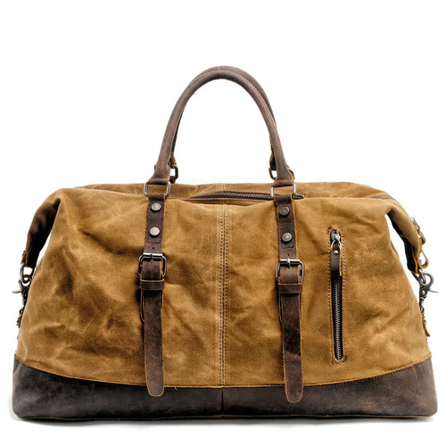 Helvano | Vintage Weekender Reisetasche für Herren