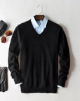 Helvano | Herren-Pullover mit V-Ausschnitt