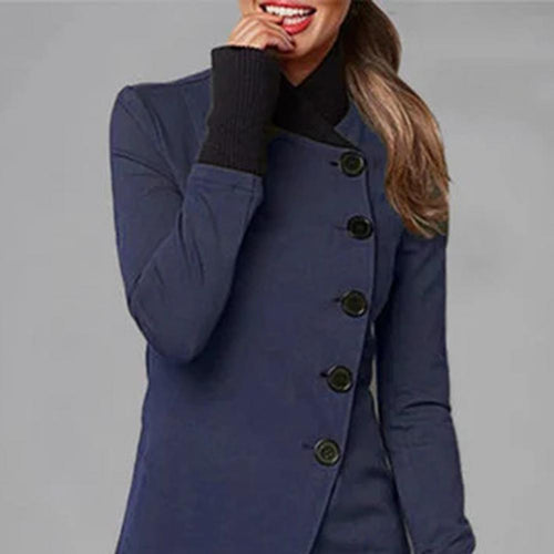 Helvano | Lange Damen Winterjacke mit Stehkragen