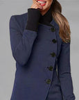 Helvano | Lange Damen Winterjacke mit Stehkragen