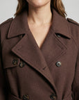 Helvano | Oversized Wollmantel für Damen