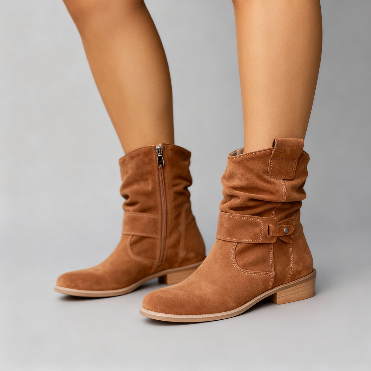 Helvano | Wadenhohe Slouchy-Stiefel für Damen