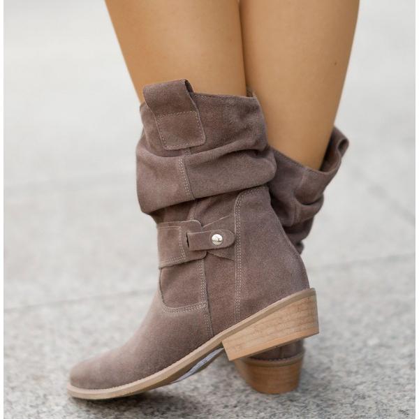 Helvano | Wadenhohe Slouchy-Stiefel für Damen