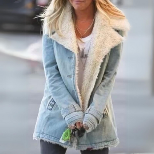 Helvano | Gefütterte Jeansjacke für Damen