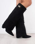 Helvano | Overknee-Stiefel mit Absatz und weitem Schaft für Damen