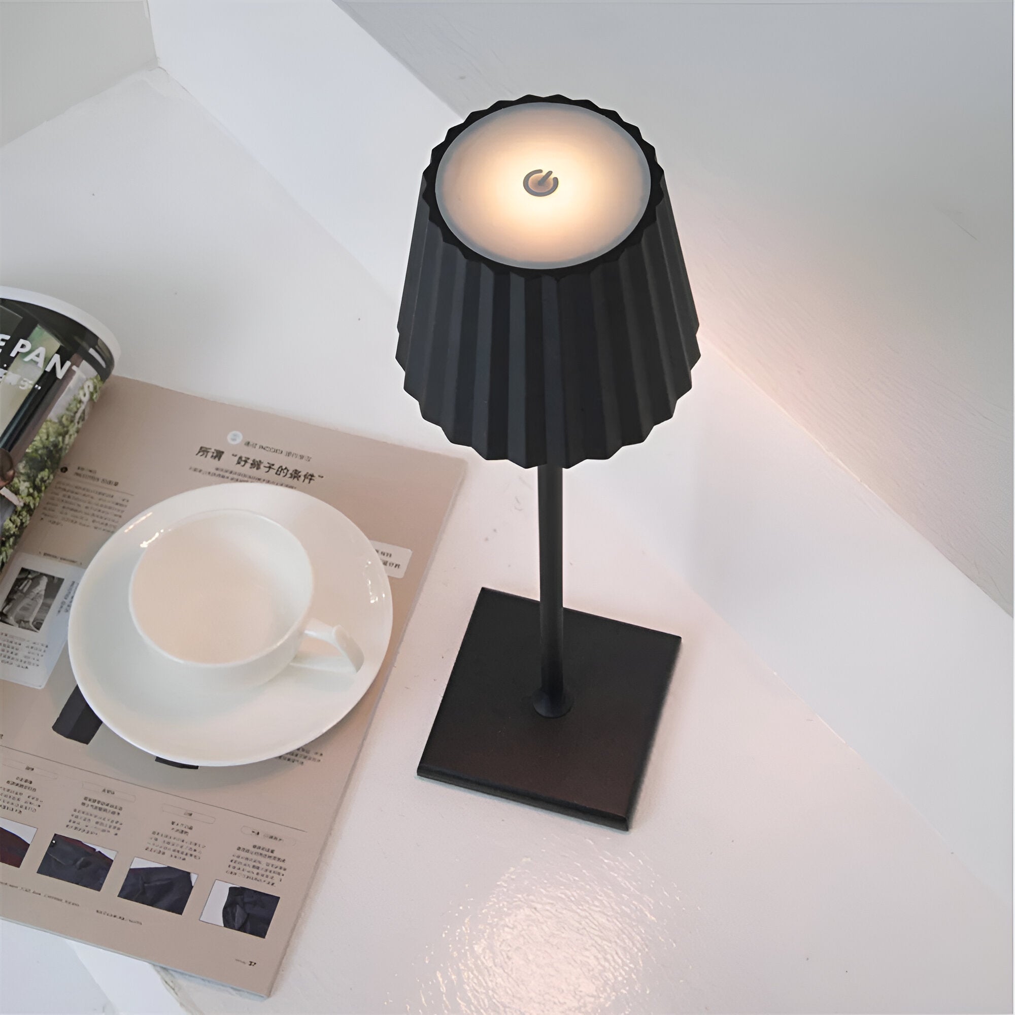 Helvano | Kabellose LED-Tischlampe mit Akku, dimmbar