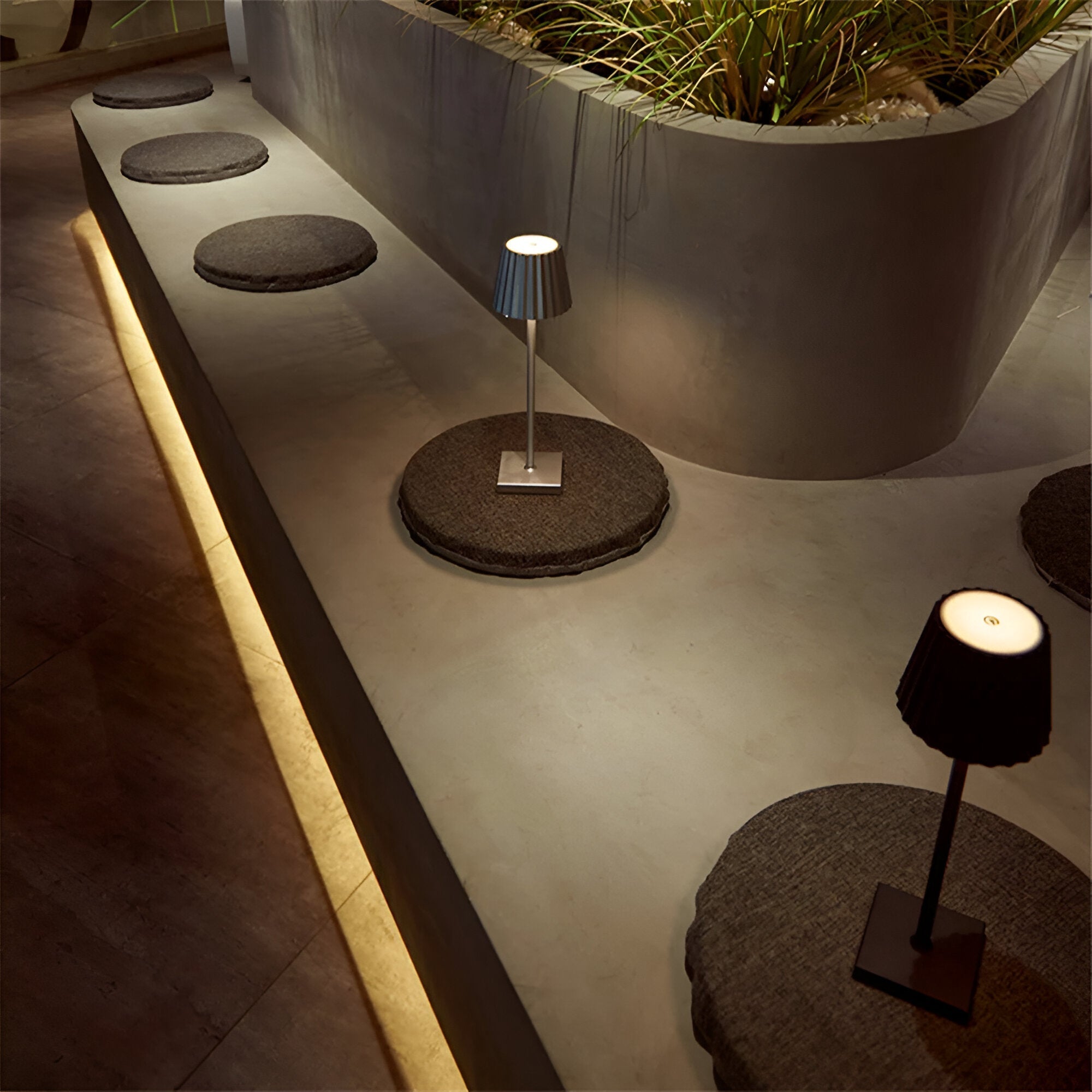 Helvano | Kabellose LED-Tischlampe mit Akku, dimmbar