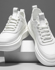 Helvano | Flache Ankle-Boots für Damen in Weiss