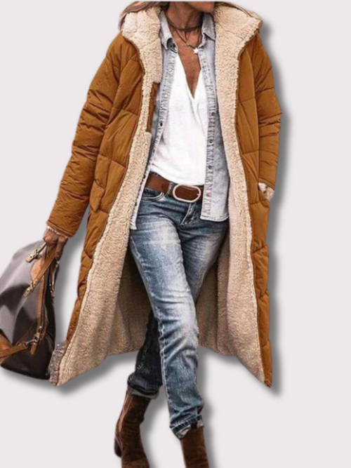 Helvano | Lange wendbare Pufferjacke für Damen