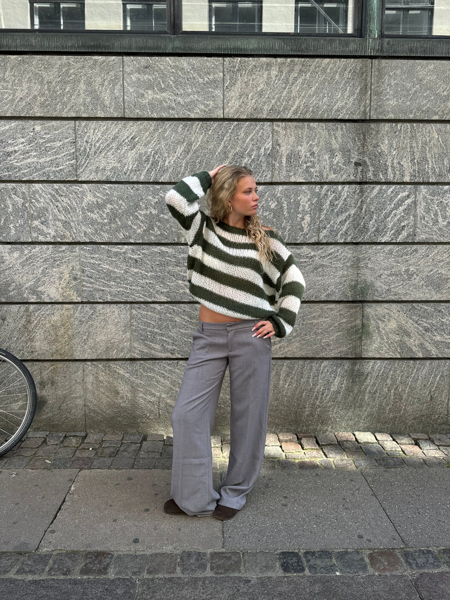 Helvano | Gestreifter Strickpullover für Damen