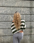 Helvano | Gestreifter Strickpullover für Damen