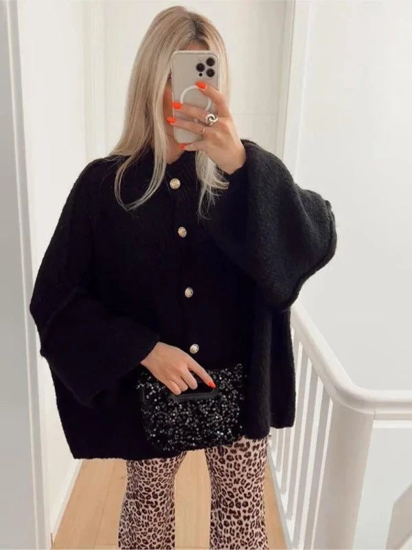Helvano | Oversized Woll-Cardigan für Damen