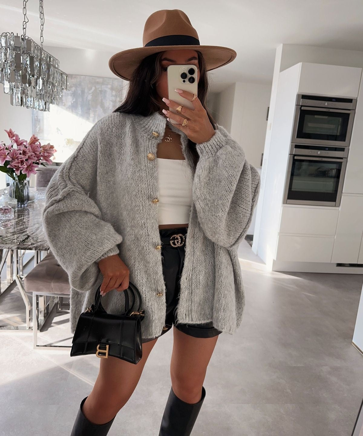 Helvano | Oversized Woll-Cardigan für Damen