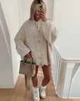 Helvano | Oversized Woll-Cardigan für Damen