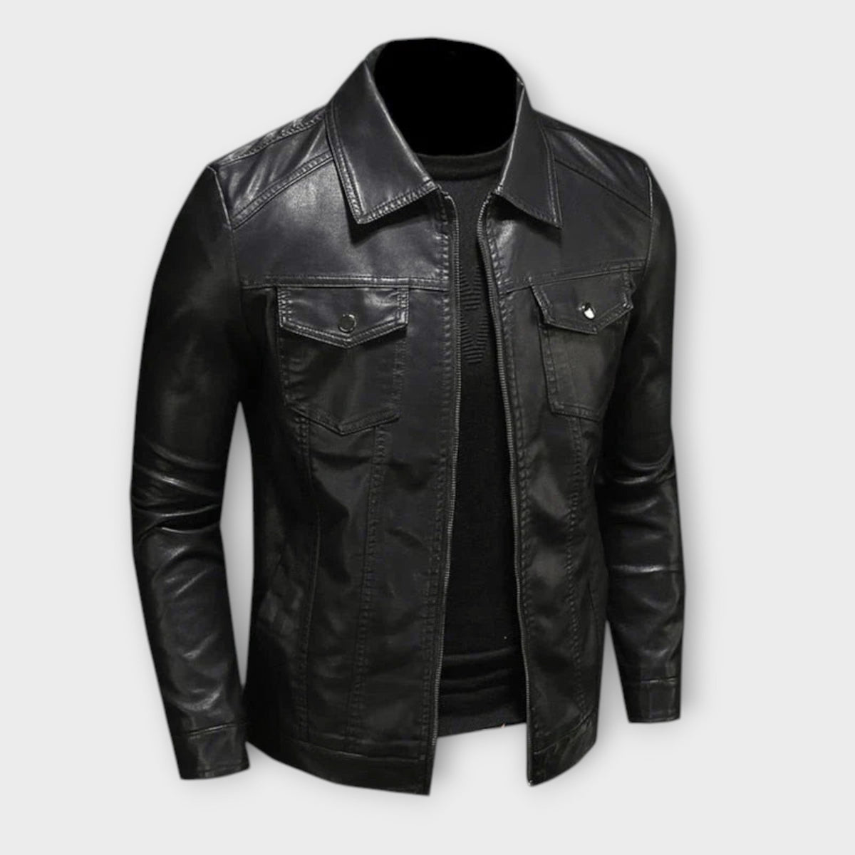 Helvano | Klassische Lederjacke für Herren
